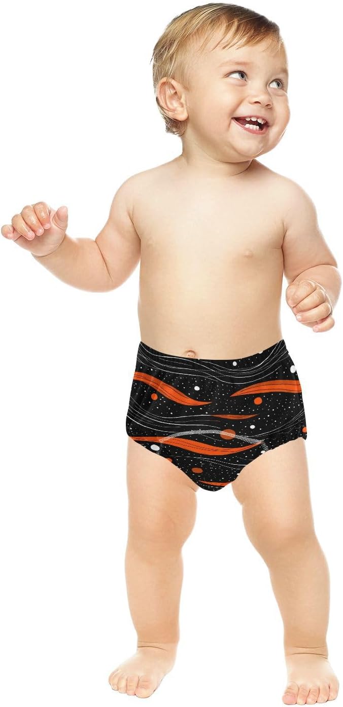 Little Girls Potty Training Underwear Pants Reusable Lazy Lakeshore Galaxy Black Nighttime Potty Training Pants