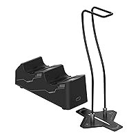 Vista 3 de Turtle Beach Fuel Dual Controller Charging Station & Headset Stand for Xbox Series XS & Xbox One Wireless Controllers 22+ Hour Battery Packs, Quick