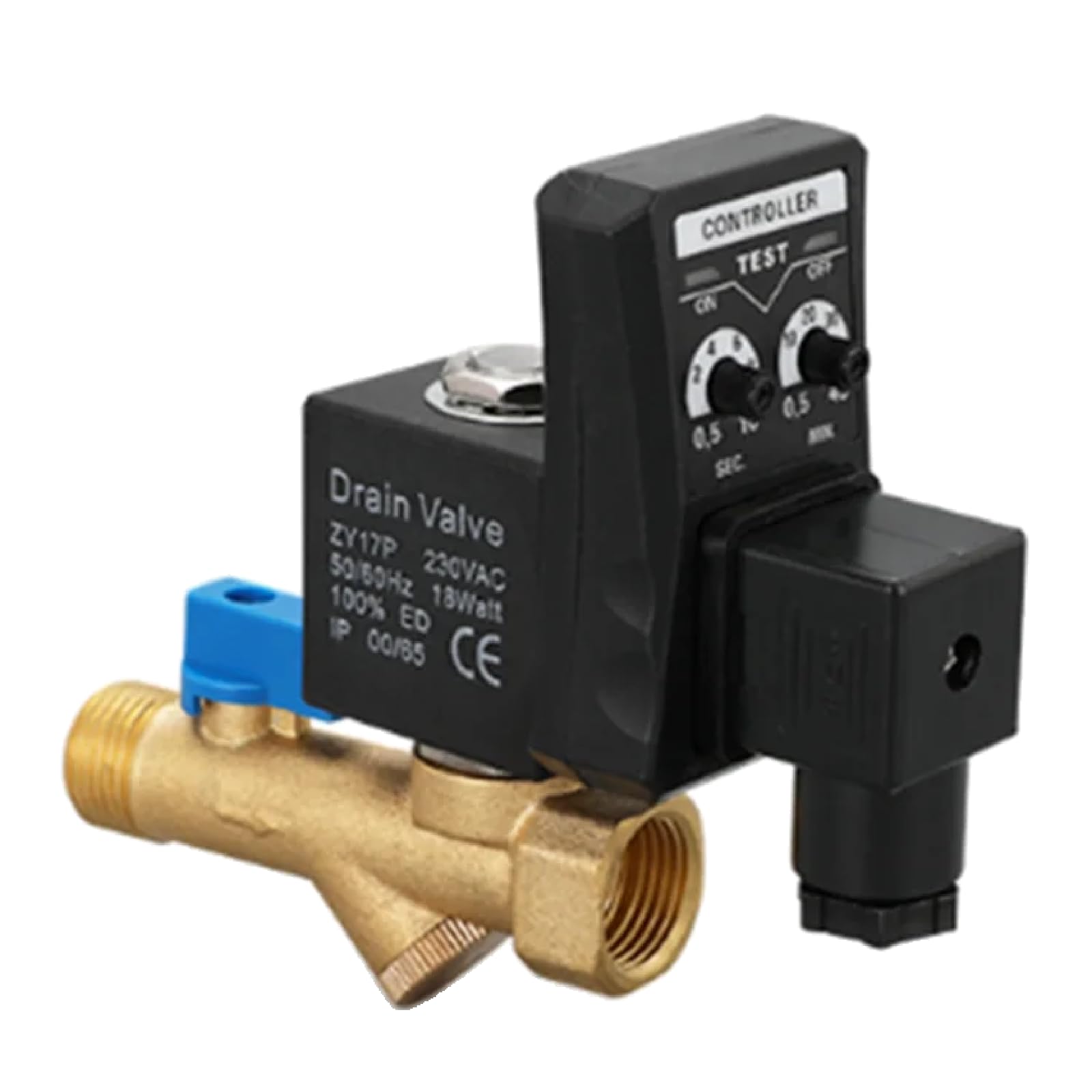 Vanne de vidange automatique DN15 résout les problèmes d'eau dans le compresseur d'air 24V NPT