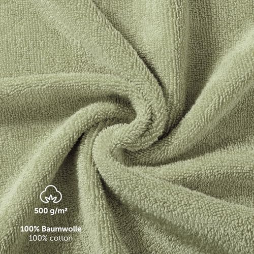 Blumtal Premium Frottier Gästehandtücher Set 24 teilig 100% Baumwolle - Oeko-TEX zertifiziertes Gästehandtuch 24x (30x30 cm) - Ultra… – Ansicht 6