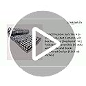Image of ATOOTFUSION Small Single 5-Inch Thick Cotton Box Quilt Toshak Mattress | Medium Firm | Foldable & Reversible | White and Black Checkered Design | 72x30x5 Inches