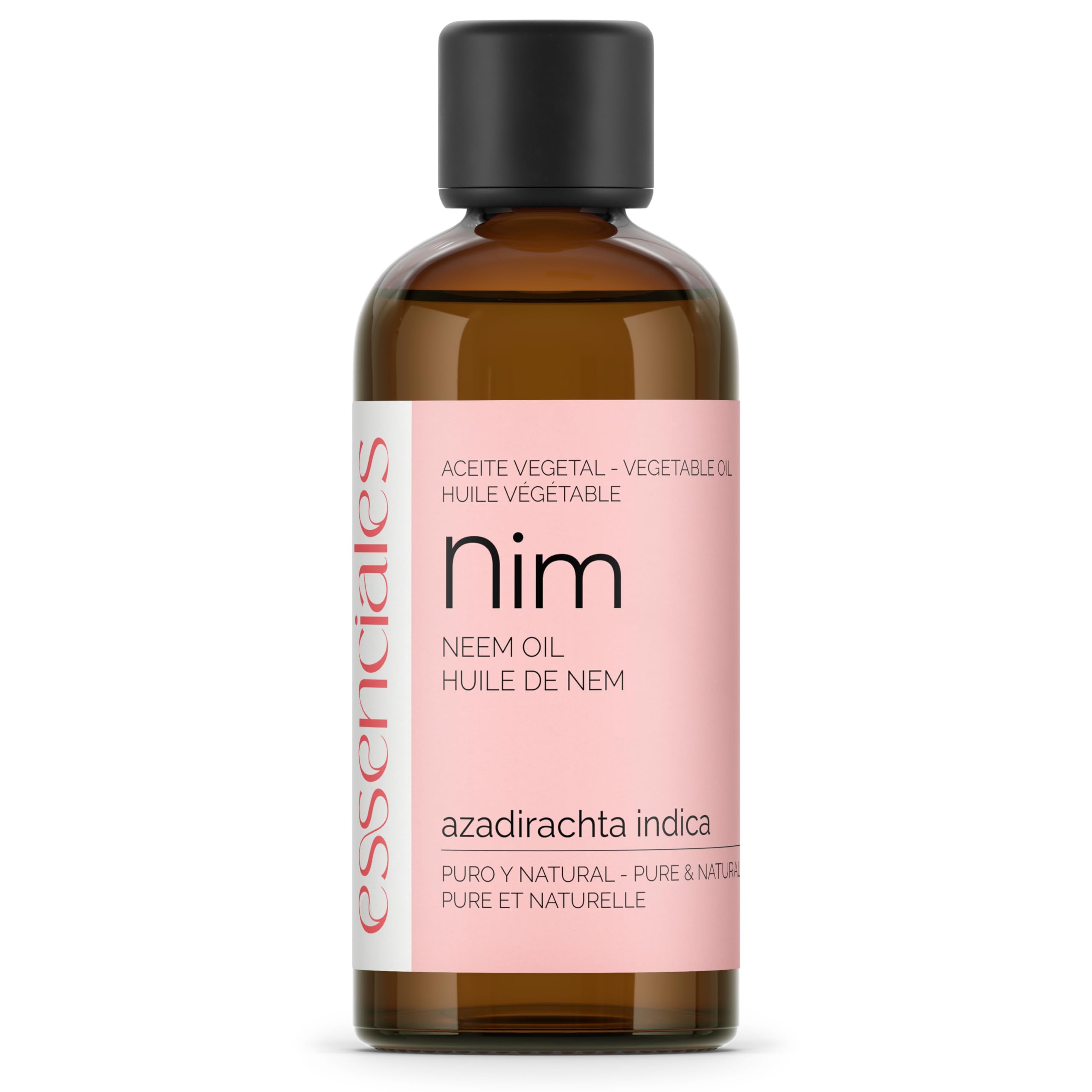 Essenciales - Aceite de Neem BIO, Virgen, 100% Puro y Certificado Ecológico - 100 ml
