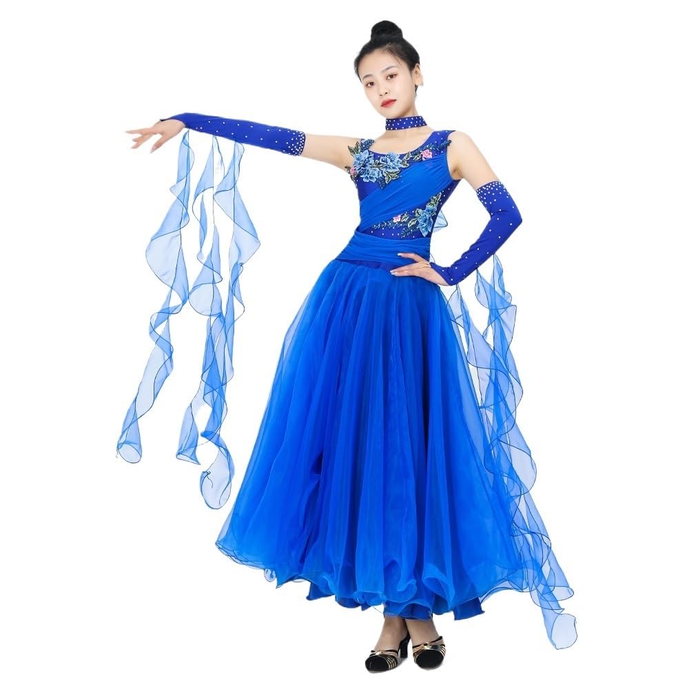 Abito da Ballo da Donna Abiti da Ballo Moderni da Competizione, da Festa, da palcoscenico, da Donna, da Abbinare, da Valzer, da Jazz