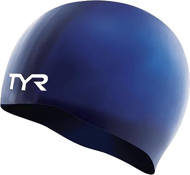 TYR Silicone Swim Cap for Men and Women Wrinkle-Free, Durable & Tear Resistant, Low Drag Training & Competition Cap