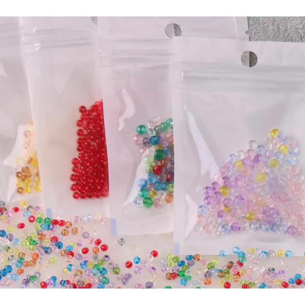 5400 Perles De Rocaille en Verre De 4 Mm, Petites Perles Rondes pour Loisirs Créatifs, Mini Perles D'espacement pour Boucles d'oreilles, Colliers, Bracelets Et Création De Bijoux