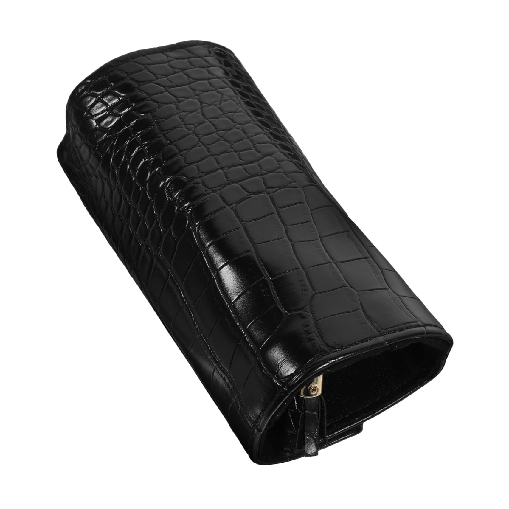 Unomor Pu Jewelry Storage Roll Bag Portable Organizer for Open and Close Capacity for Earrings Necklaces and for Jewelry