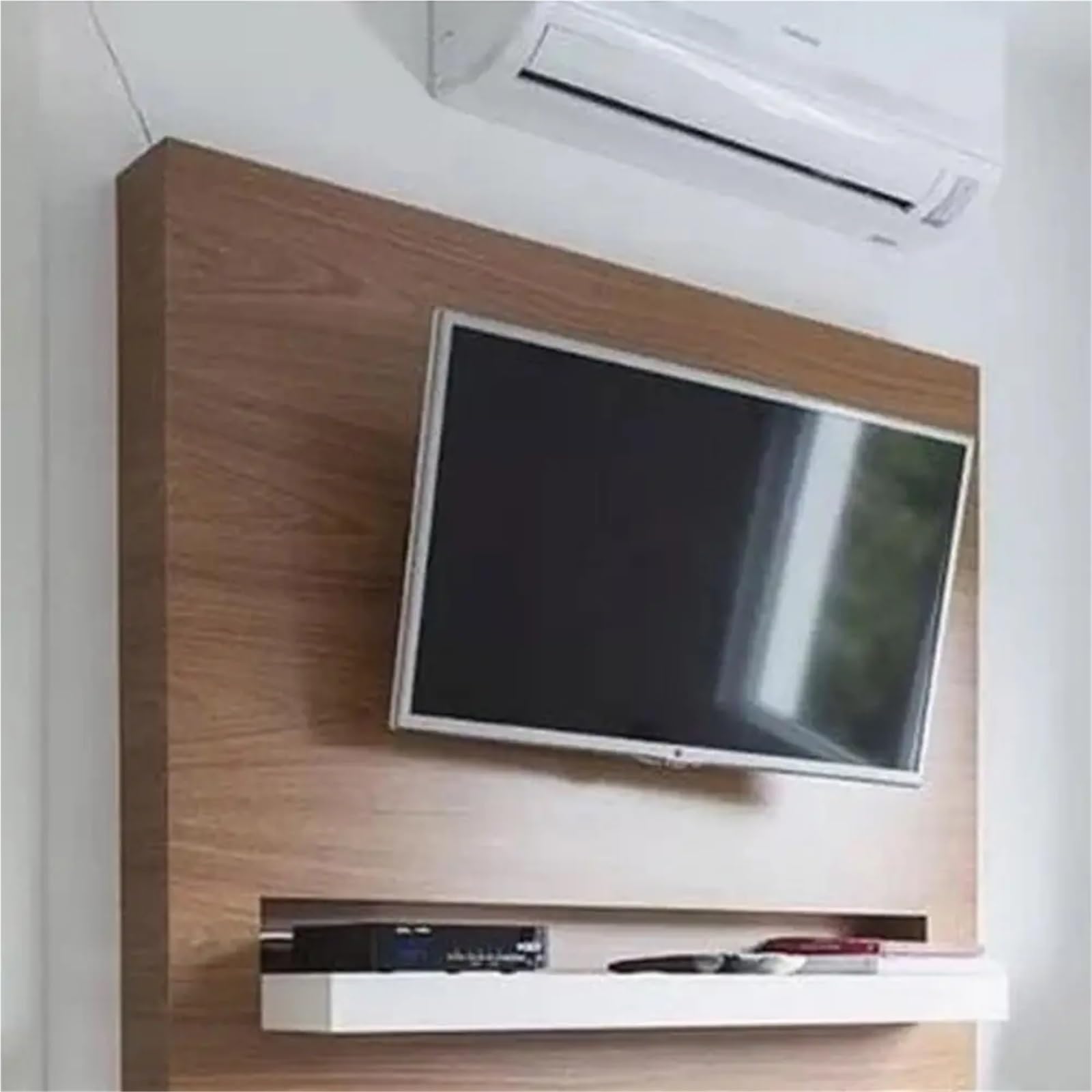 SCHIK Staffa universale per TV da parete, passo 75/100 mm, supporto piatto fisso per TV con angolo di inclinazione per monitor LCD LED Vesa da 14-26 pollici