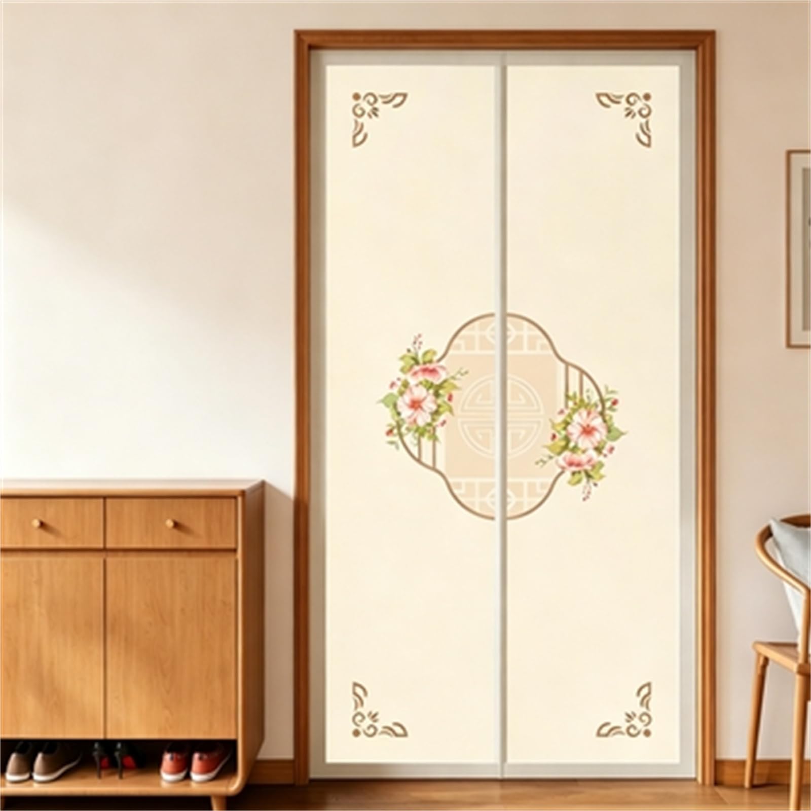 Moustiquaire porte magnétique rétro 80x200 pour une fermeture automatique sans insectes