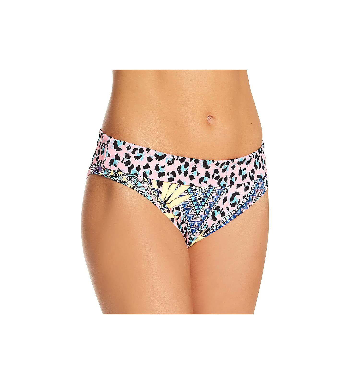 Cala Fiesta Fold-Over Bikini Bottom - Multi - Large