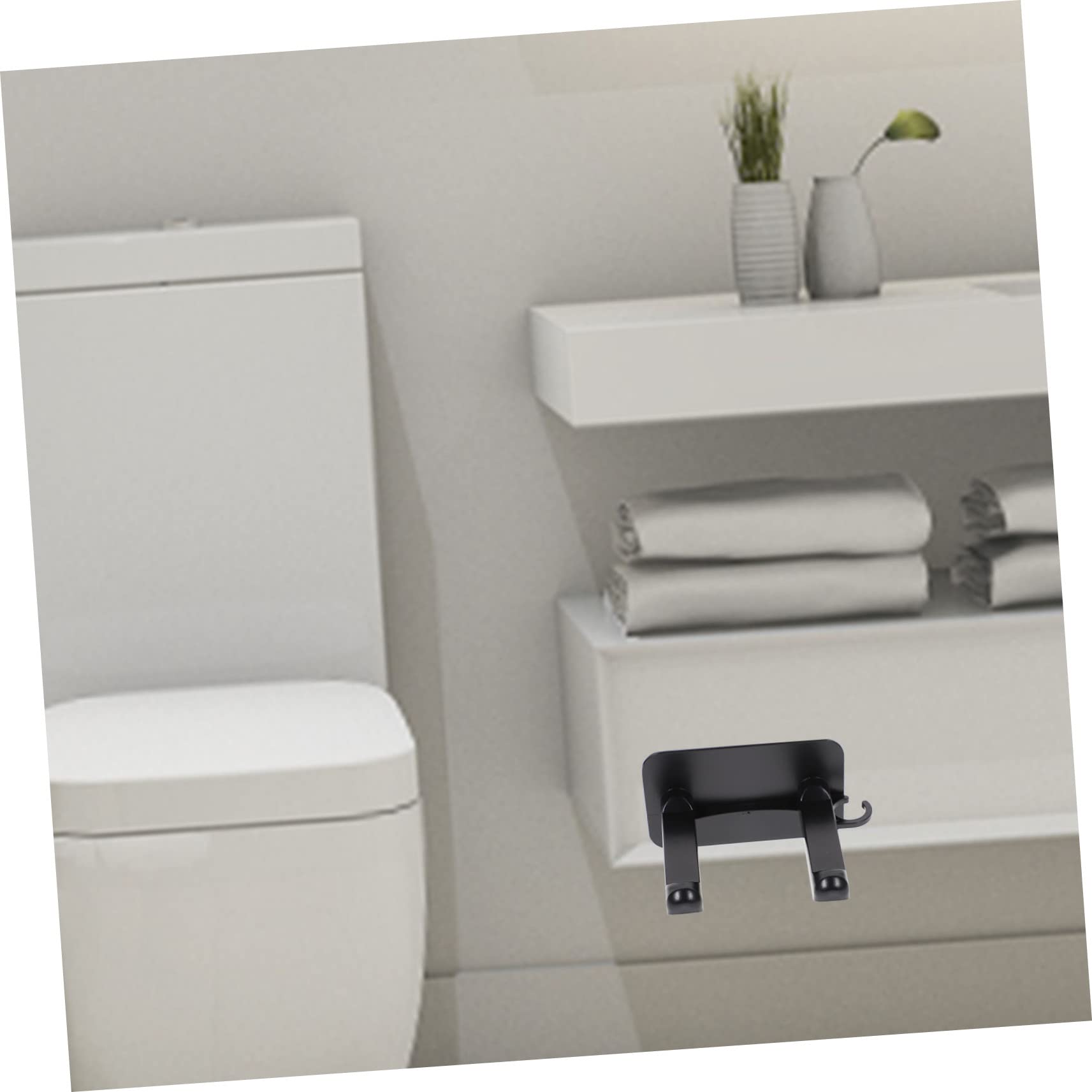 CALLARON 3pezzi Supporto Per Asciugacapelli Adesivo Foratura Asciugacapelli Parete Organizer Per Strumenti Toeletta Ripiano Chiavi e Accessori Per