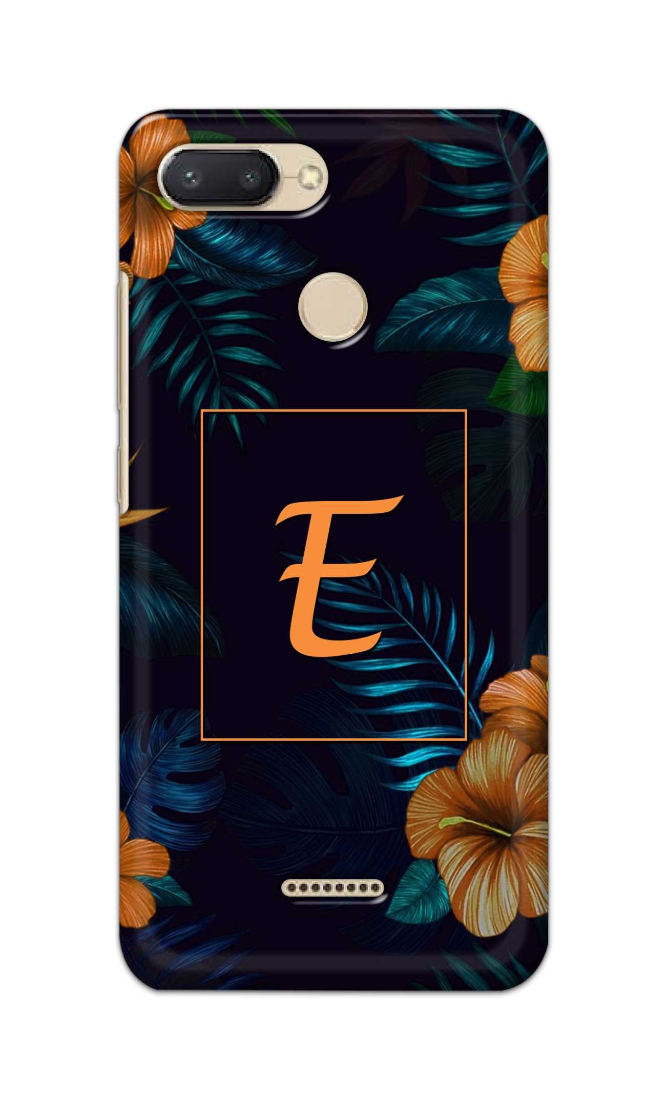 TweakyMod Designer Printed Hard Case | Floral E Back Cover Compatible with REDMI 6
