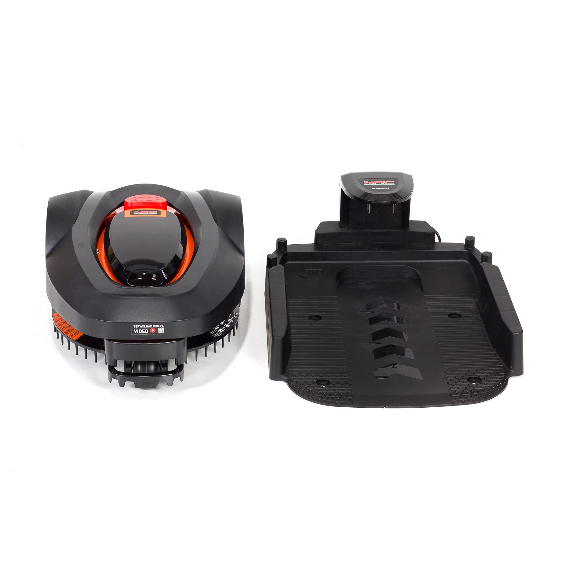 NAC RLM800-NG Robot cortacésped NAC, Superficie de Trabajo máxima 800 m2, Motores sin escobillas