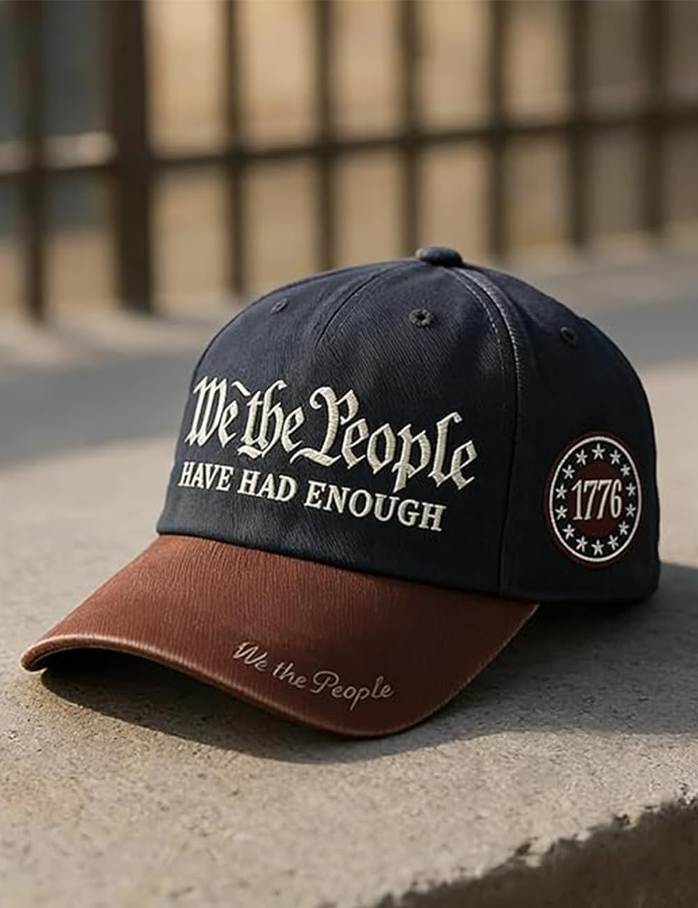 Vintage 250th Anniversary USA Hat We The People Have Had Enough Baseball Cap - Image 3
