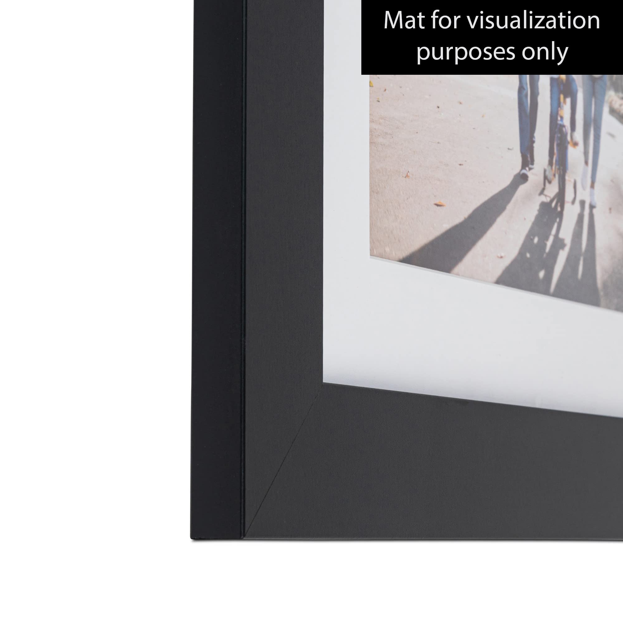Amazon.com - ArtToFrames 15x17 inch Satin Black Picture Frame