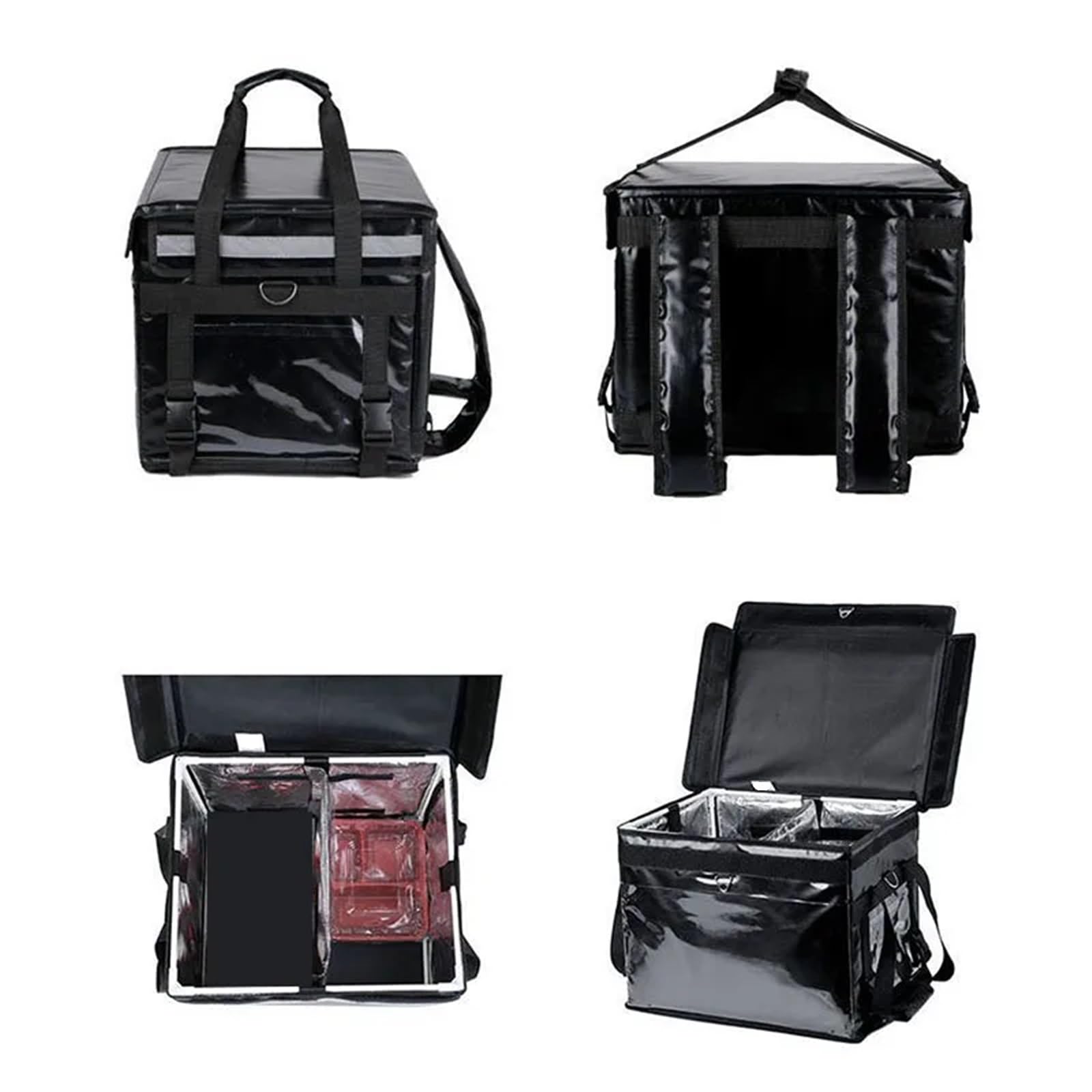 Bolsa Termica Mochila térmica de 62 l, bolsas de reparto, cabina de refrigeración aislada, armario for llevar, contenedor de reparto de alimentos, caja de reparto