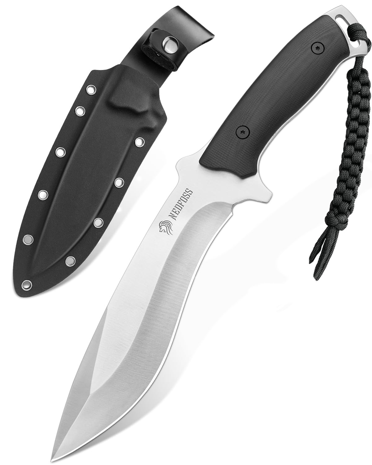 NedFoss Kukri Survival Knife with Sheath, 6