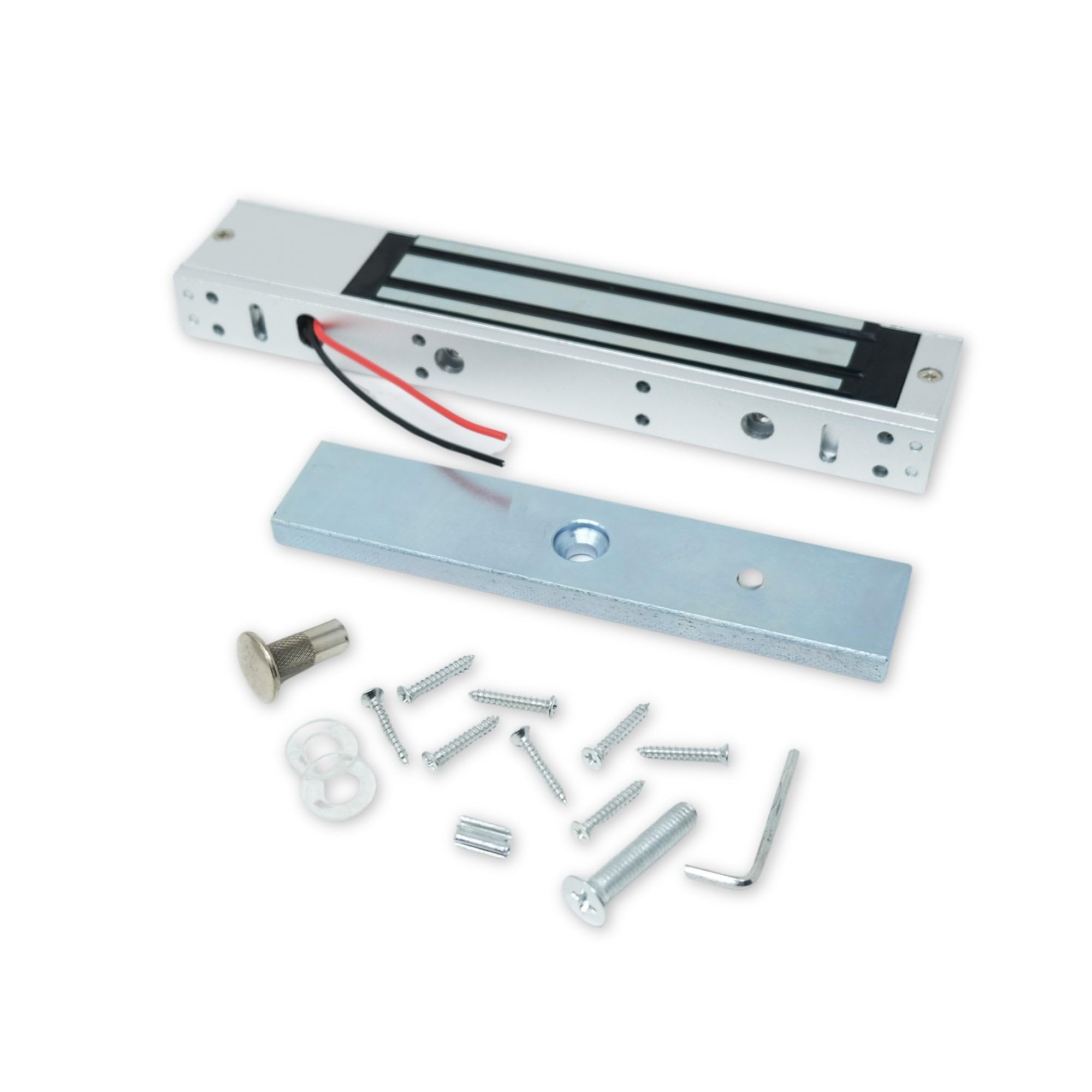 First4magnets Silver 250Mm X 47Mm X 26Mm Waterproof Magnetic Door Lock - 280Kg Pull