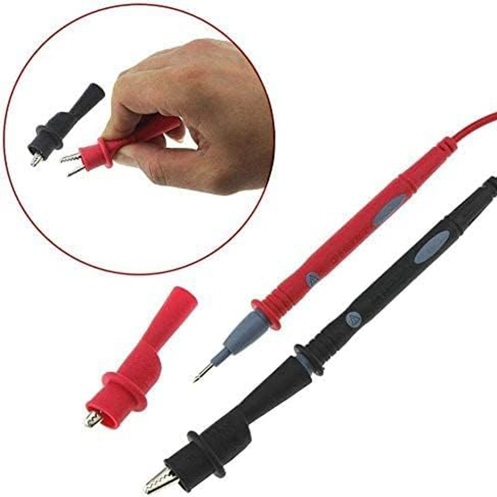 Image of Replacemen Push-on Alligator Clips for Multimeter Test Lead,4 Pcs (4 PCS) (4PCS)