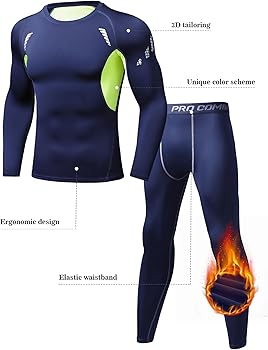 UNIQUEBELLA Maglietta Intima Termica, Uomo Intimo Funzionale Intimo - Foto 11