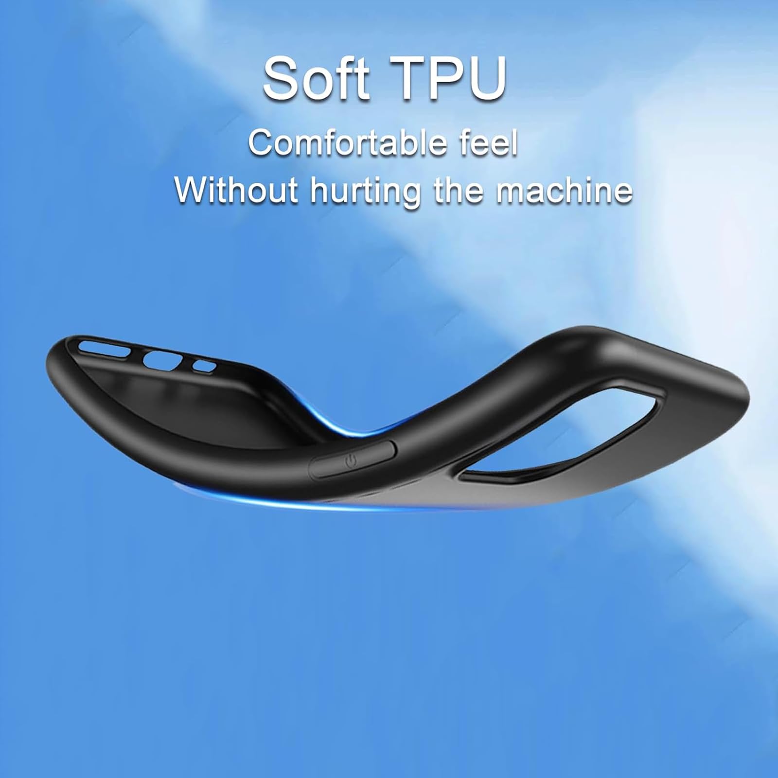 HuiYouMY Coque Pour Blackview Wave 6C/Blackview Oscal Flat 1C (6.5") Avec 2 Pièces Verre Trempé Protection écran, Transparent Silicone TPU Souple Etui Housse Anti-Rayures Antichoc Case - Clear