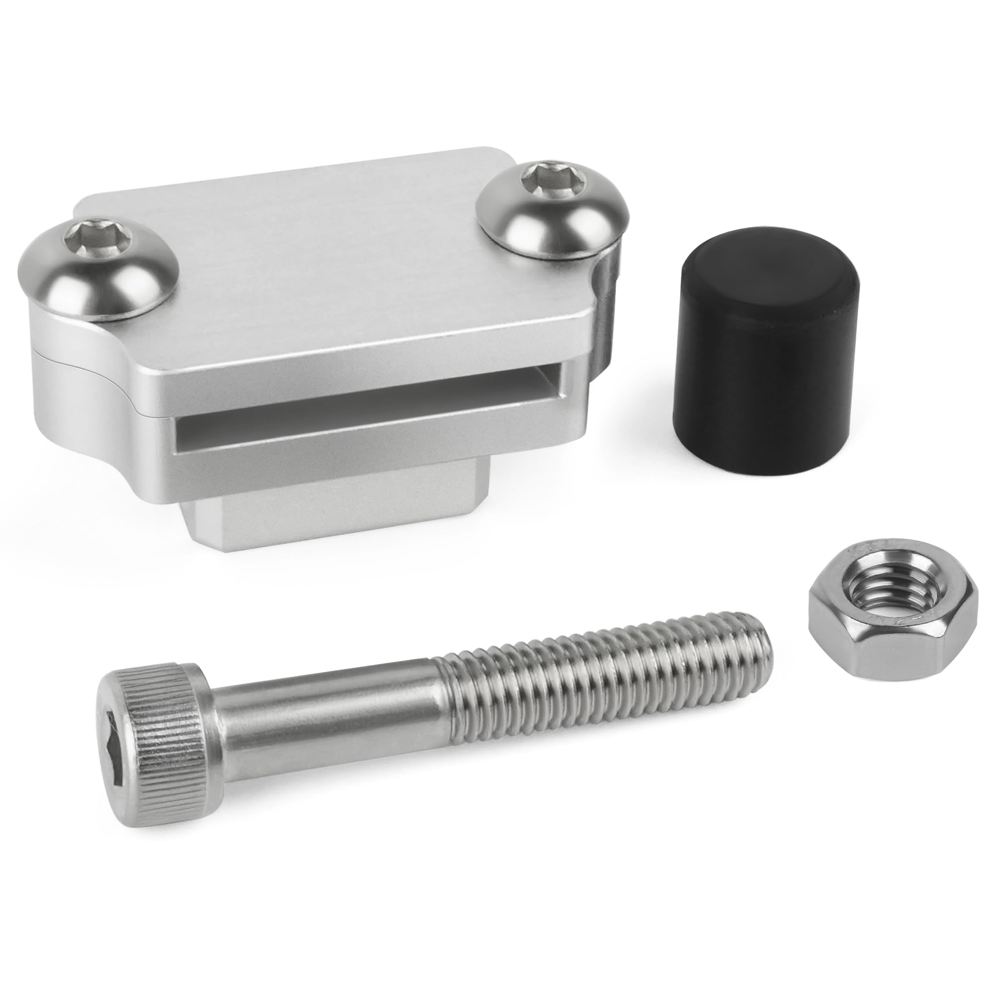 Clutch Pedal Stopper Plate Bracket Crank Kits- Universal Adjustable Billet Aluminum Clutch Accessories