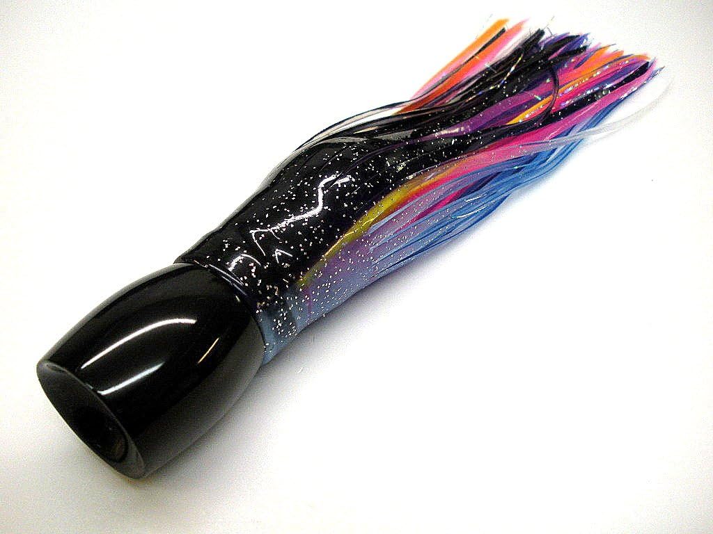 Hawaiian Chugger Pusher Saltwater Lure for Marlin Tuna Mahi Wahoo Fishing Skirted