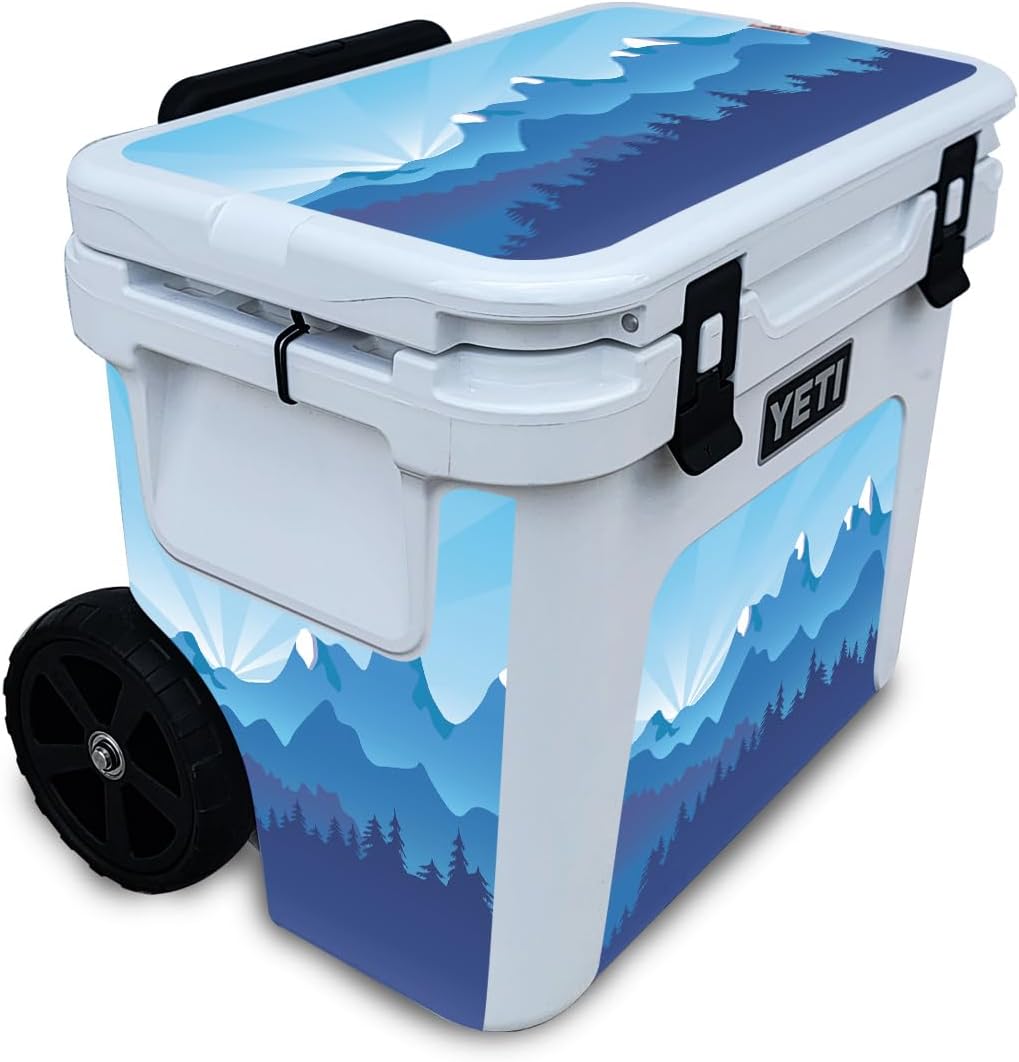 Skin Compatible with Yeti Roadie 32 Wheeled Cooler - Pink Diamond Plate - Premium 3M Vinyl Protective Wrap Decal Cover - Easy to Apply | Crafted in The USA by MightySkins