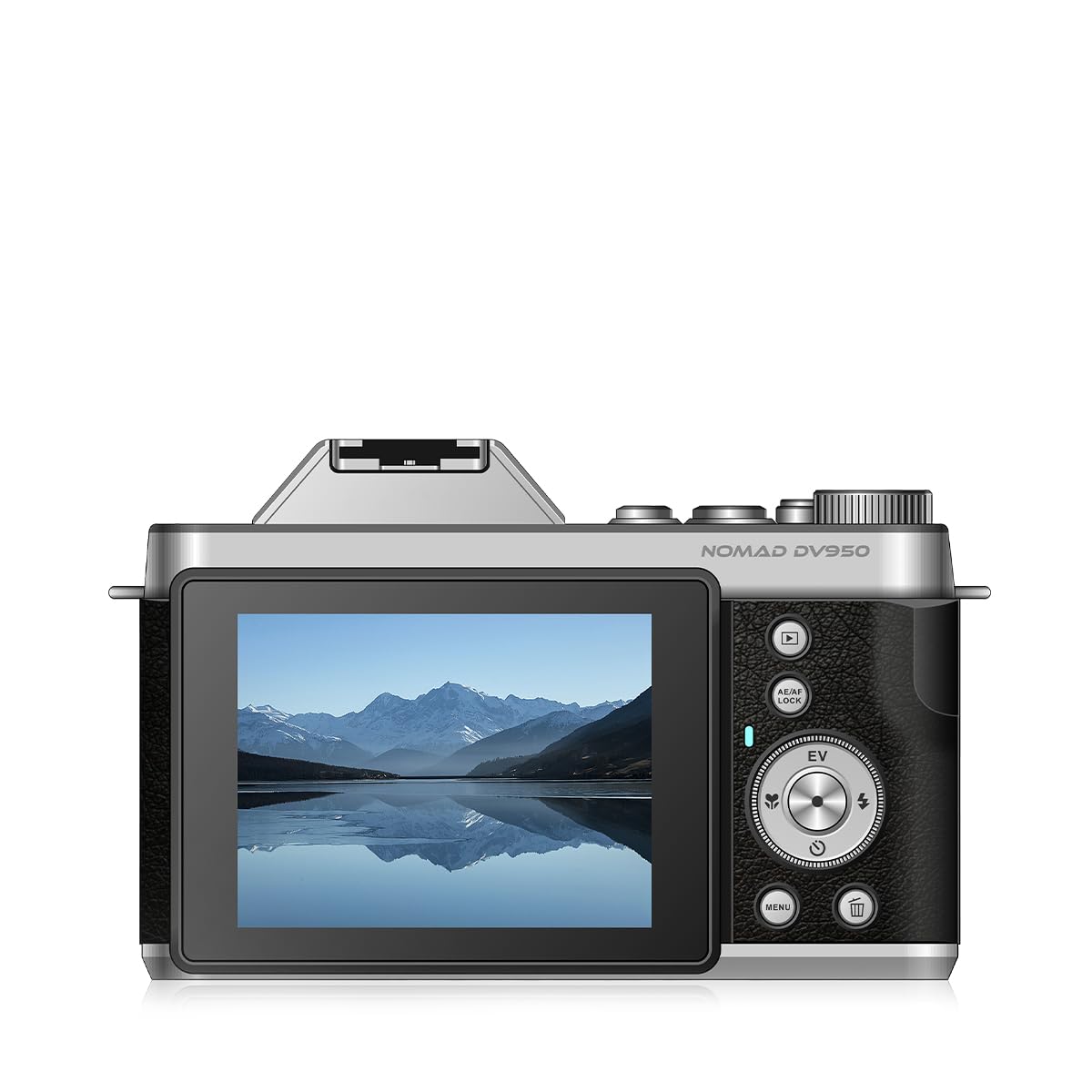 PRIXTON Cámara Digital Nomad DC950, WiFi, App Móvil, Pantalla IPS Resolución 4K 64MP, Estabilización EIS Anti-Shake, Zoom Óptico Real 10X, Autonomía 85 Minutos, Tarjeta SD hasta 256GB