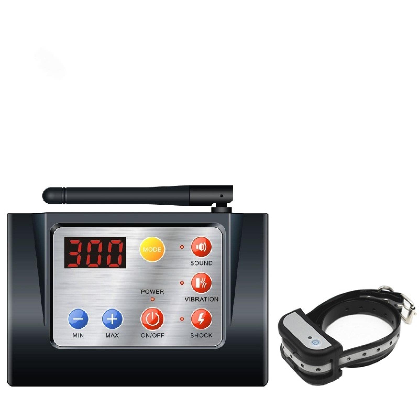 Système de clôture électronique sans Fil pour Chien de Compagnie 2 en 1 et Collier de Dressage pour Chien Formation par Vibration de Choc et Fonction de clôture(Convient pour 1 Chien)