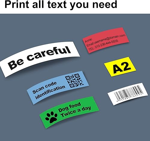 Vista 11 de BOYEEZON Paquete de 5 cintas de color laminadas de 0.019 in, compatibles con Brother P Touch TZe-131, 132, 133, 232, 233, 0.47