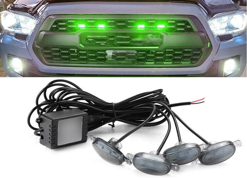 RGB LED Bumper Grille Lights Running Light Compatible with