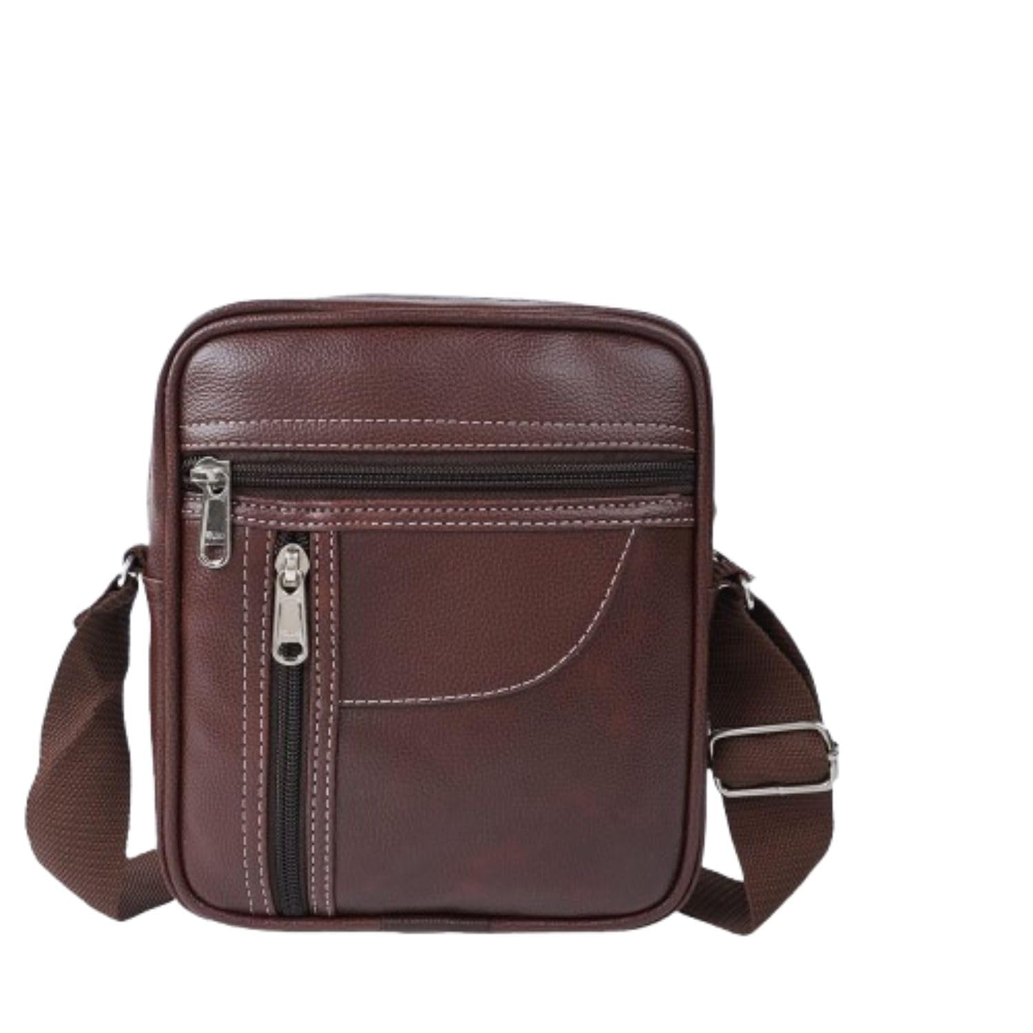 gold sky PU Leather Cross Body Sling Bag for Men-picture-8
