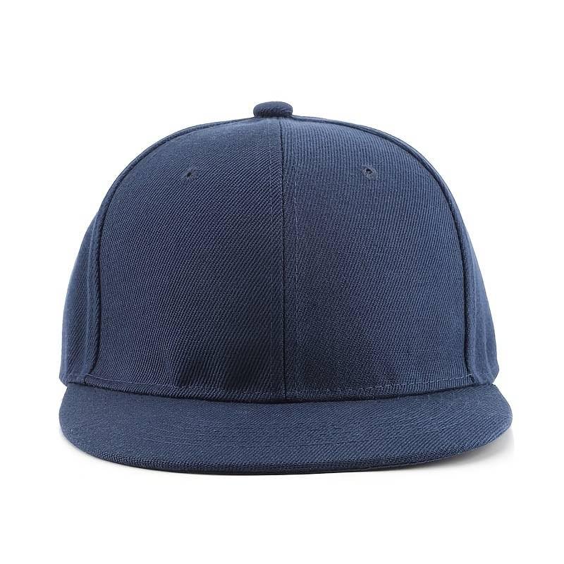 Boolavard Infant to Toddler Kid's Plain Structured Flatbill Snapback Cap4