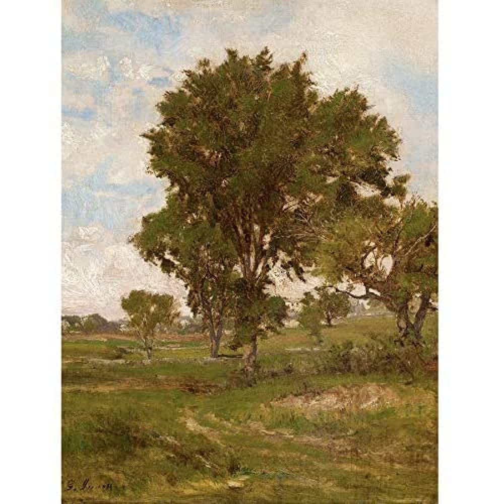 Artery8 Inness The Elm Tree C1880 Painting Unframed Wall Art Print Poster Home Decor Premium