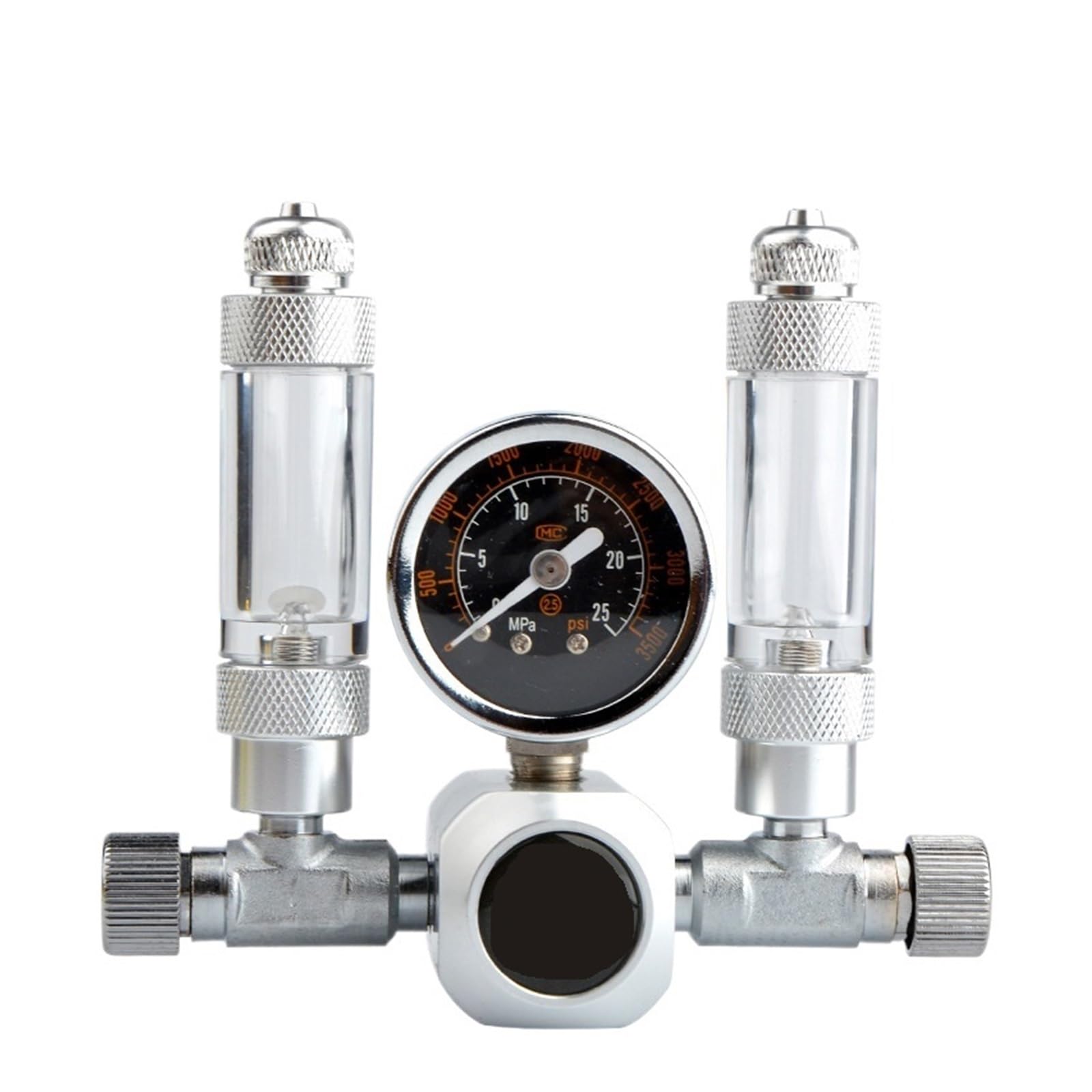 Regulador de válvula solenoide de CO2 for Acuario, válvula de retención magnética, Accesorios for Tanque de Peces, difusor de CO2, Kit de Sistema generador de ozono(1 Drive 2-1 Meter,G5-8)
