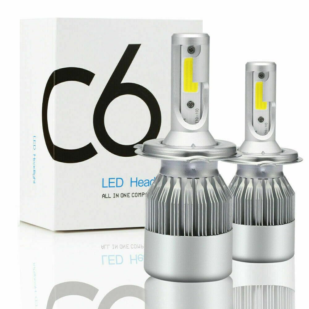 H4 Led Light LOVMOTO H4 LED Headlight Bulbs Headlight Bulb H4 9003 Hi/Low All-in-One ...