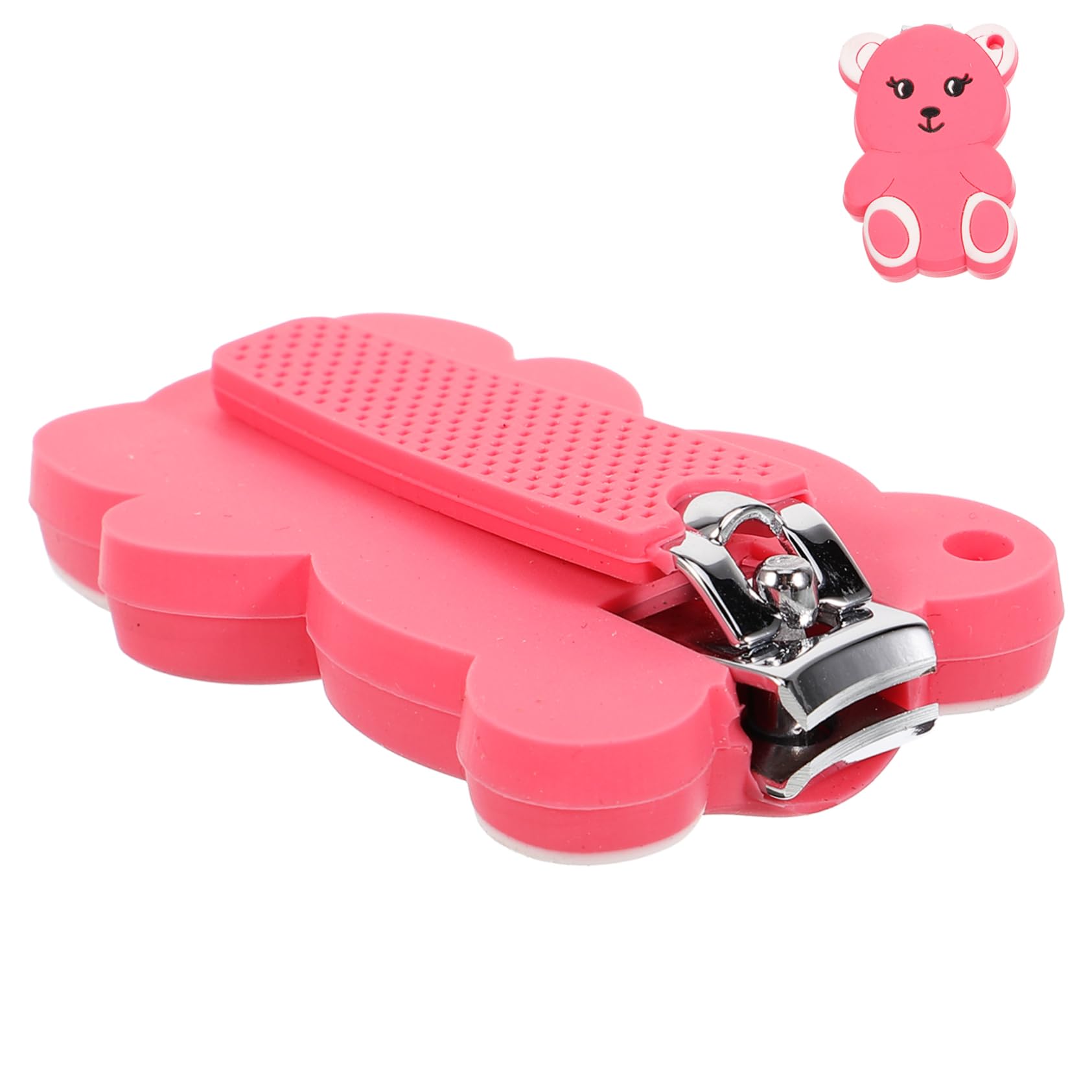 Milisten Nail Clier Baby Nail Filer for Newborns Soft Silicone Nail Clippers for Boys and Girls Comfortable Grip