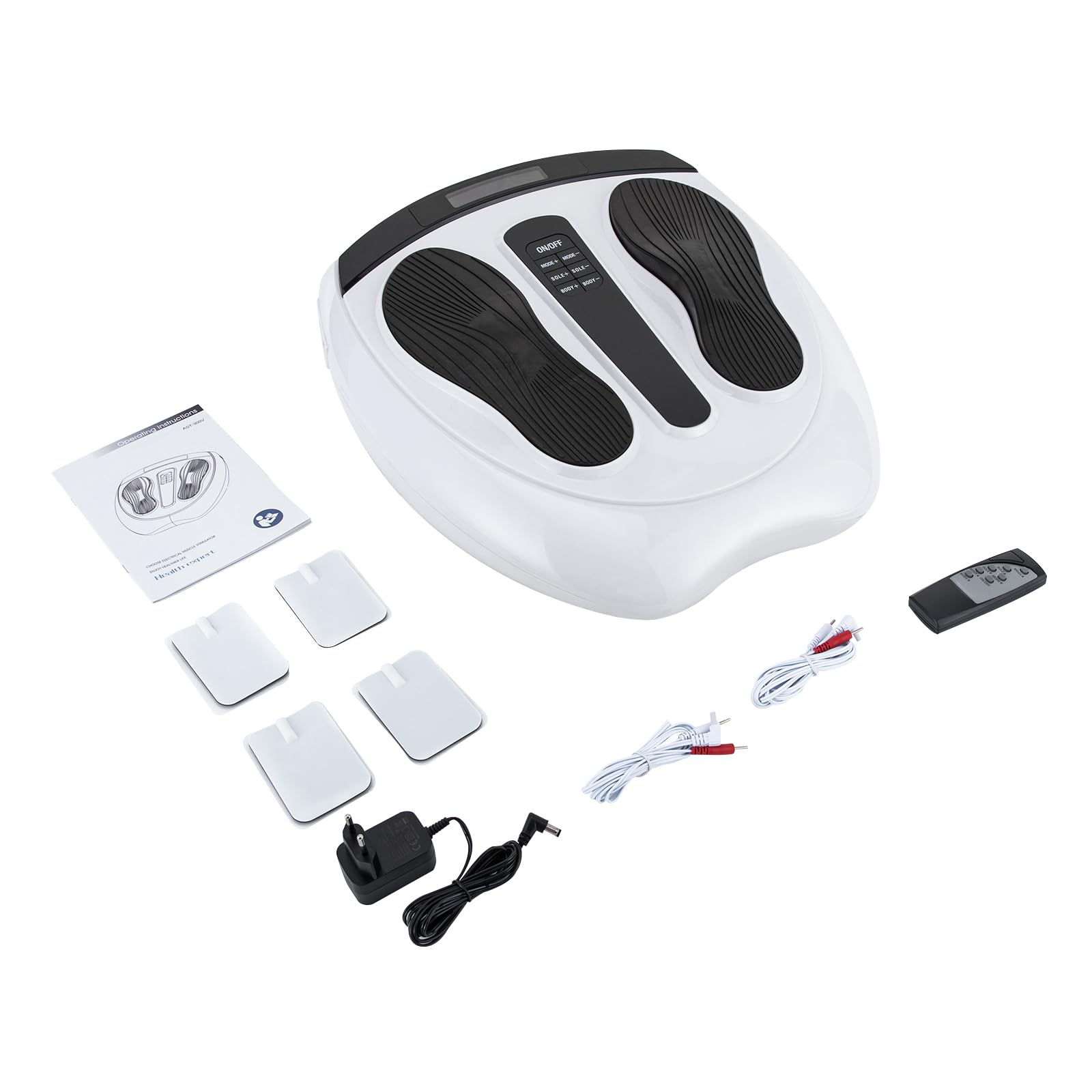 Fussmassagegerät, Shiatsu Bein Fussmassage Elektrisches Wärmefunktion mit Fernsteuerung, Fuß Reflexzonen Massage zur Linderung und Reduzierung von Fußschmerzen, Schüttelfros