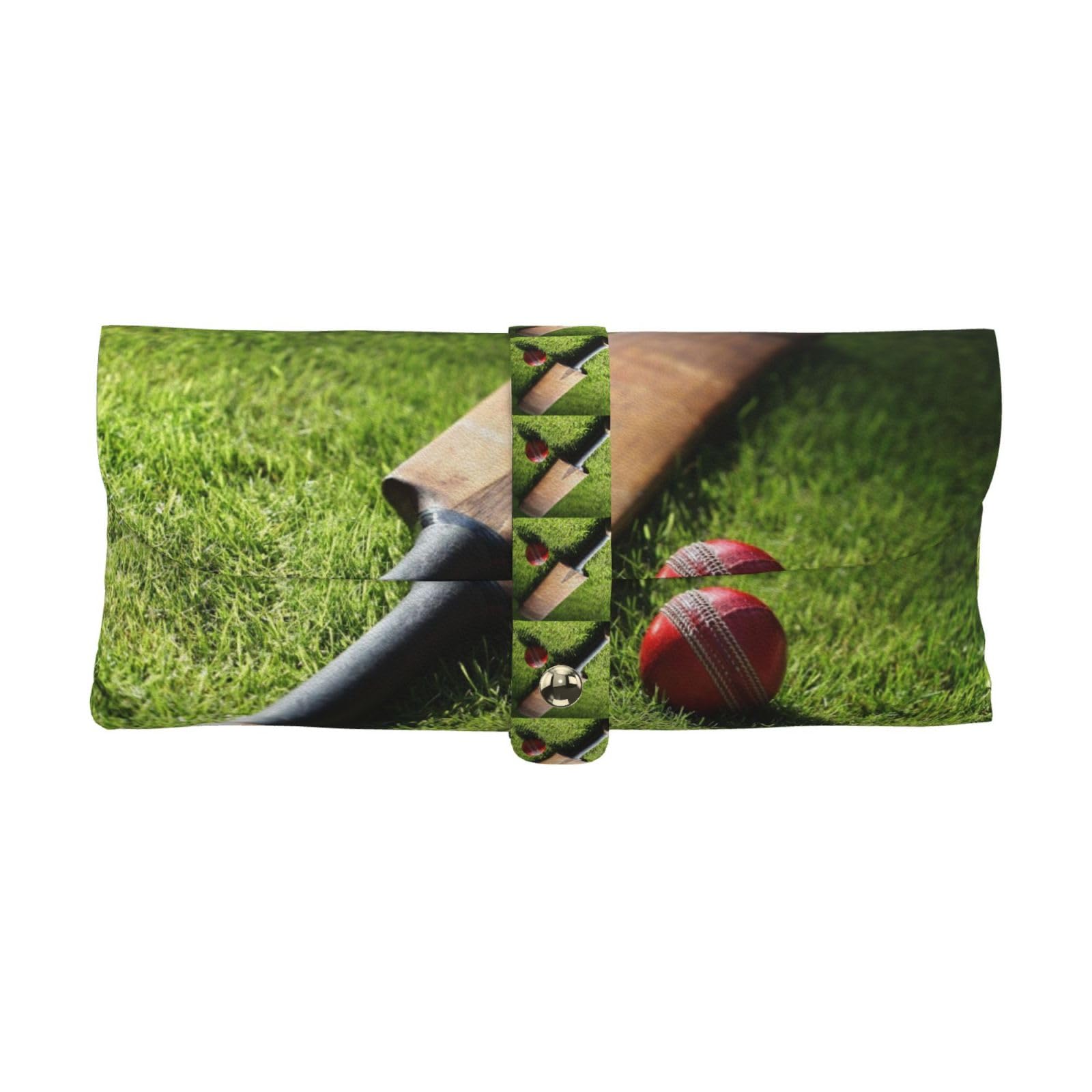 Poadnly Cricket Bat And Ball, Portable Eyewear Case Soft Eyeglasses Bag Anti-Scratch Spectacles Sleeve Pu Leather Sunglasses Case