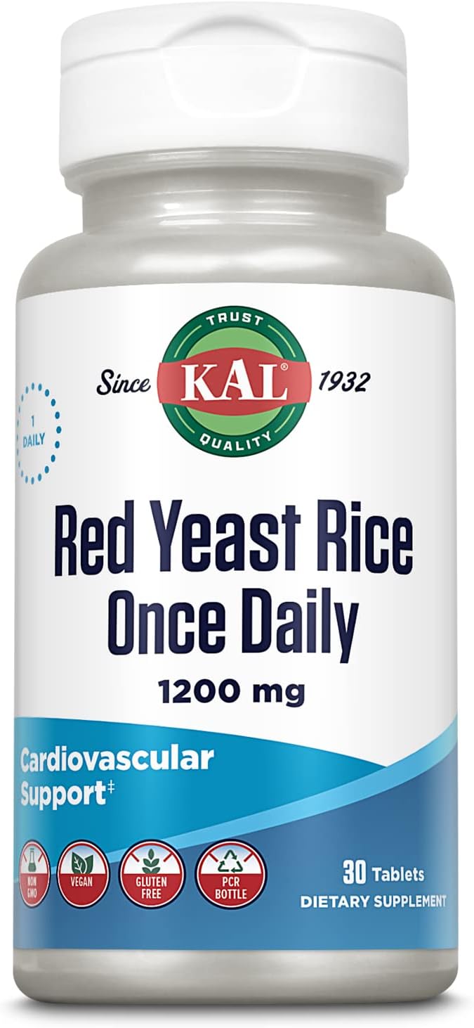 Kal - Red Yeast Rice Once Daily 60 Tablets