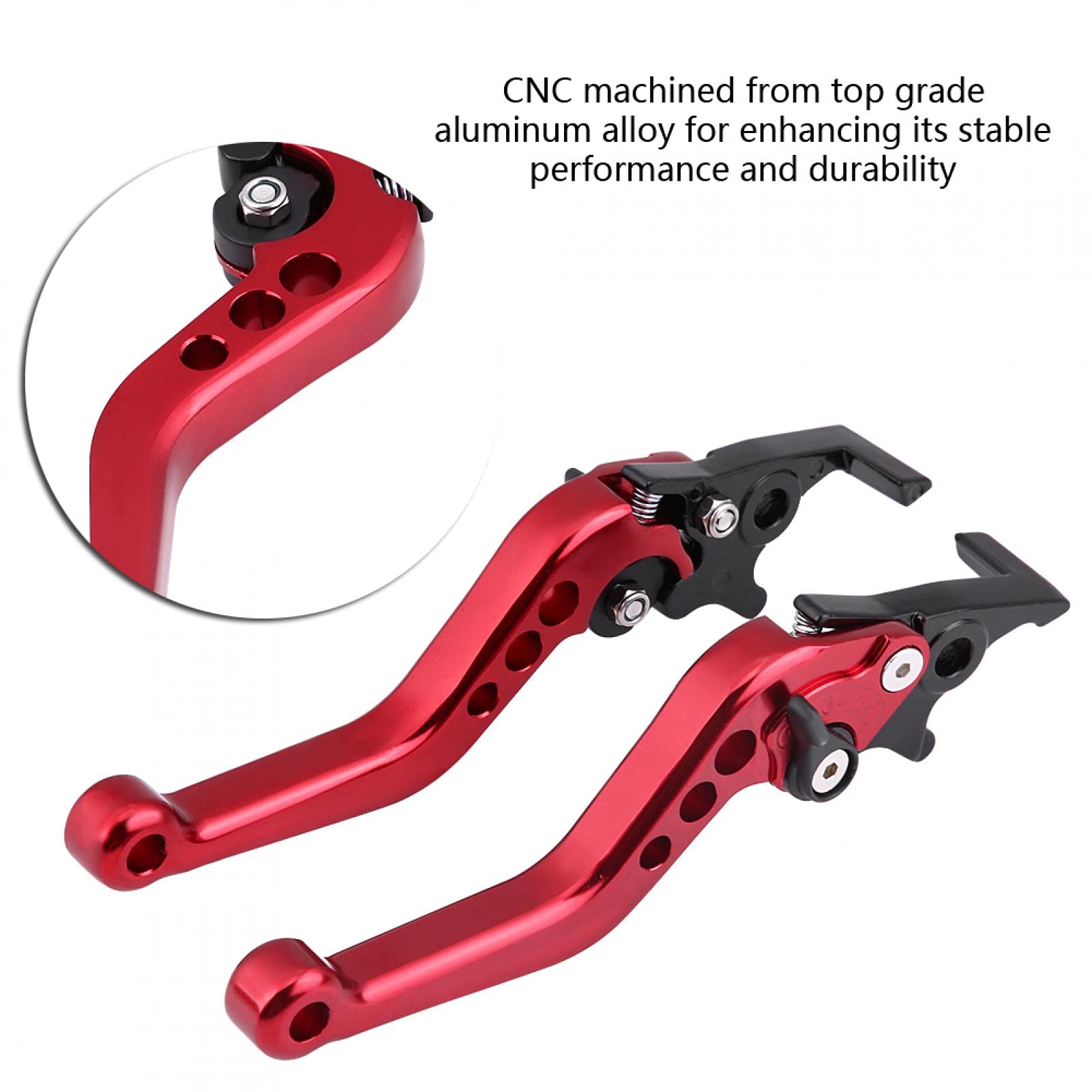 Aramox Coppia Di Leve Freno Moto In Lega Di Alluminio CNC Leva Freno Sinistra Destra Con Tanica Di Olio Leva Cilindro Freno Manubrio Di Ricambio Per YQ50 Aerox 1997-2013 - 3