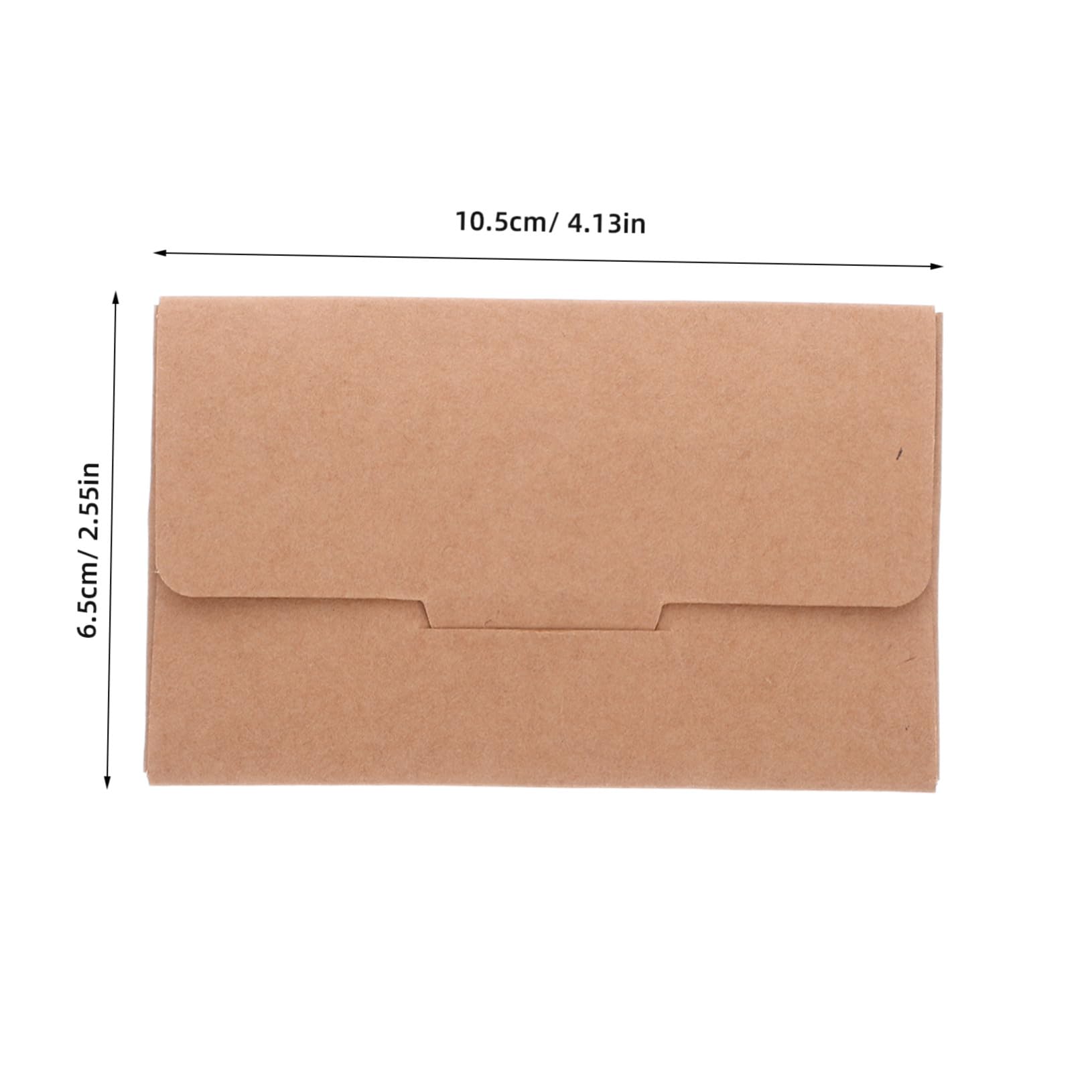 Uonlytech Emballage Carte Cadeau 50 Pièces Pochettes Pour Cartes De Crédit En Papier Kraft Porte-Cartes Vides Pour De Visite D'Identité Hôtels Bureaux Et Voyages 4.13X2.56in