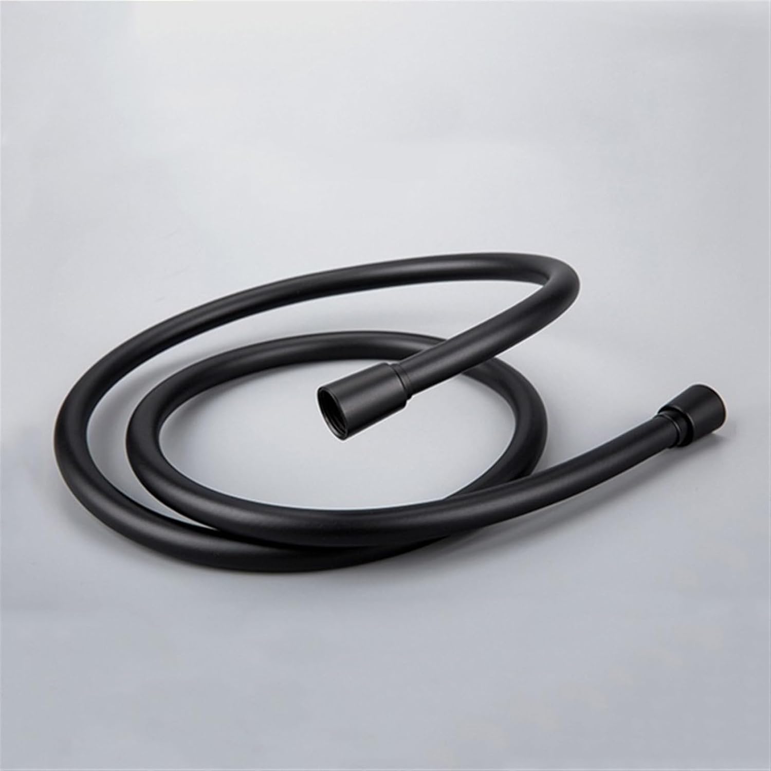 ducha de manguera, Manguera de ducha flexible Acero inoxidable PVC Presión Plata Negro 1m-2m 1/2 pulgada Universal