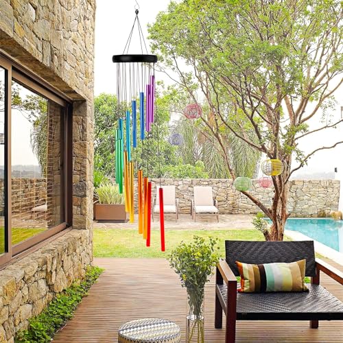 Sinos de vento para exterior de 28,3 