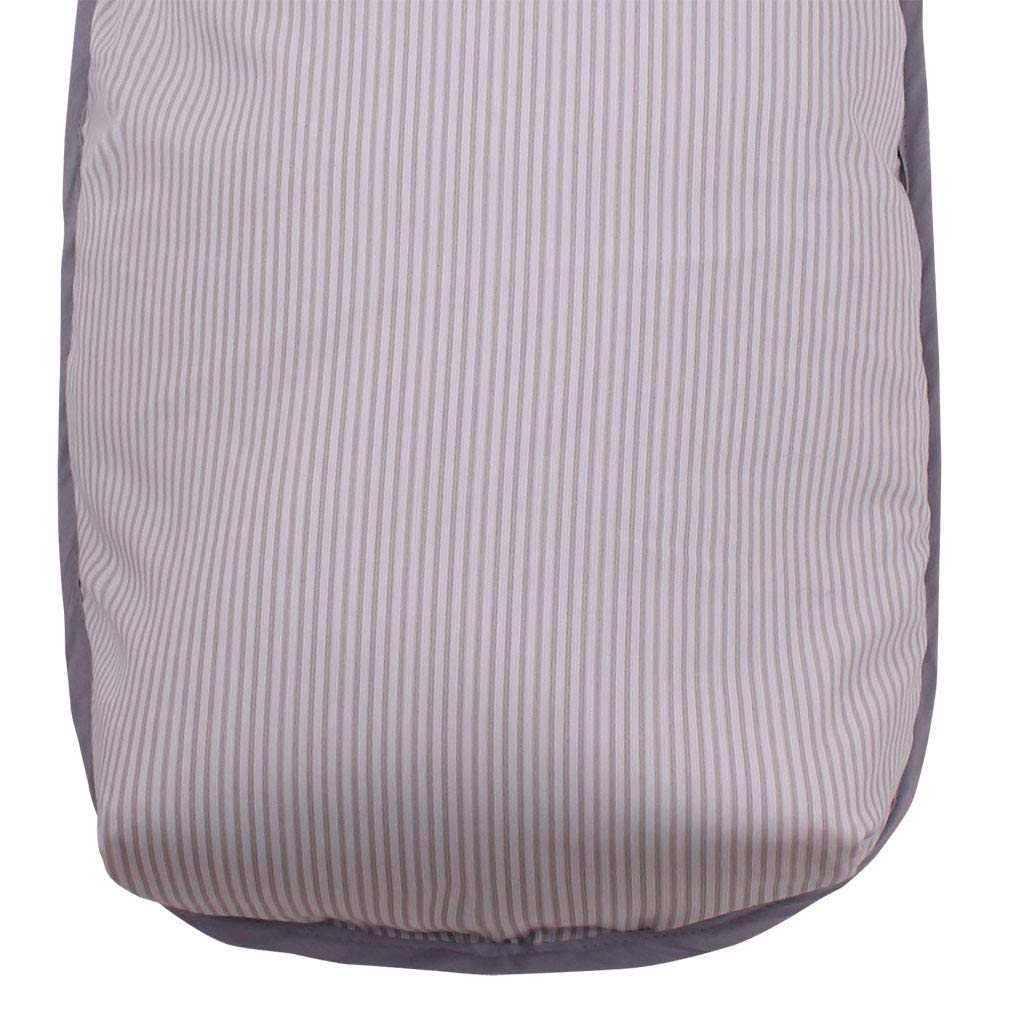Saco Capazo Invierno para Bugaboo Bee 6 MIL GRIS.Velour Gris (**Interior Tejido Polar)