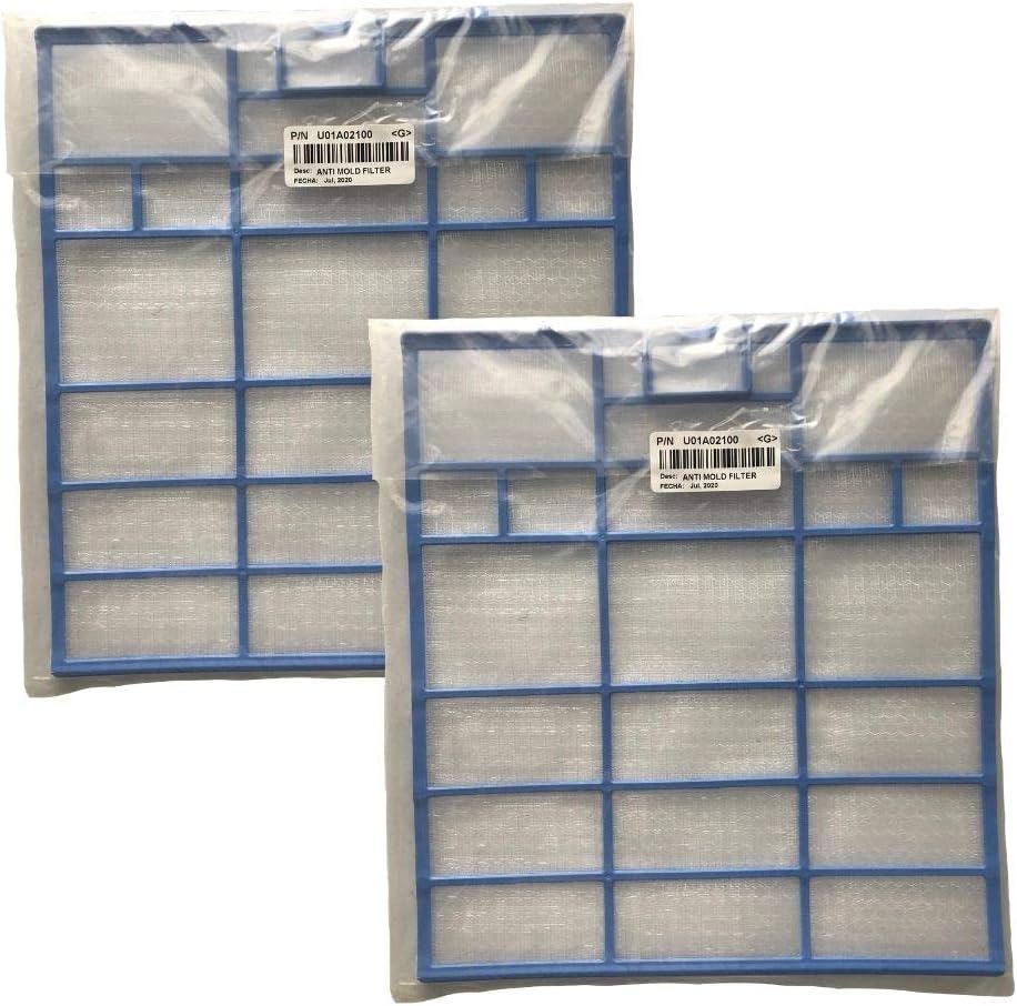 Mitsubishi Electric U01 A02 100 Mini Split Filter 2-Pack