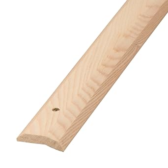 MD Building Hardwood Carpet Trim, Unfinished, 2in x 36in, Screws