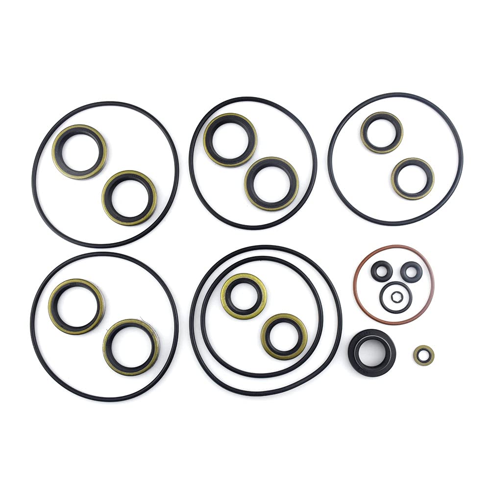 5006373 Gearcase Seal Kit - by HuthBrother, Compatible with Johnson Evinrude 396354 434516 437752 437753 438278 439141 5000411, Fits Model 75-250 HP