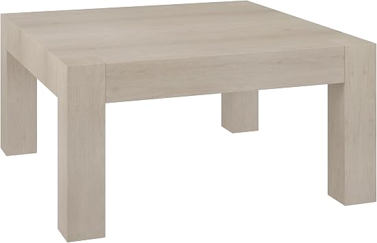 Henn&Hart 34 Modern Coffee Table, Beech White