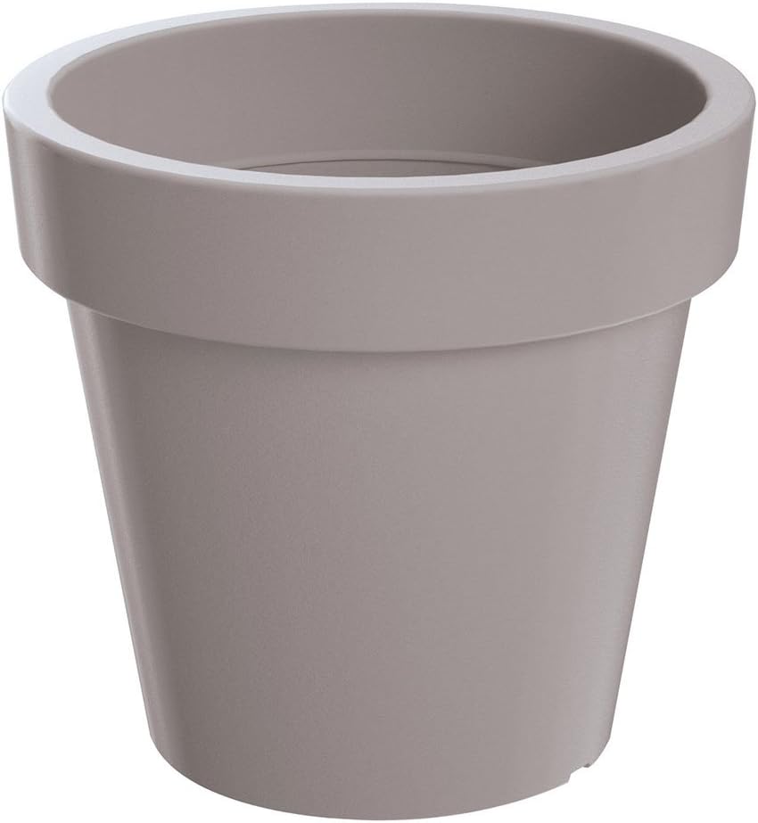 Prosper Plast Lofly Flowerpot, 13.4 x 12 cm, Mustard, 13.4x13.4x12 cm